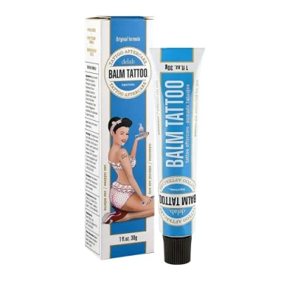 Abbildung von BALM Tattoo Aftercare, Pflegecreme mit Panthenol, Creme für Hautpflege und Pflege nach dem Tätowieren, 30g