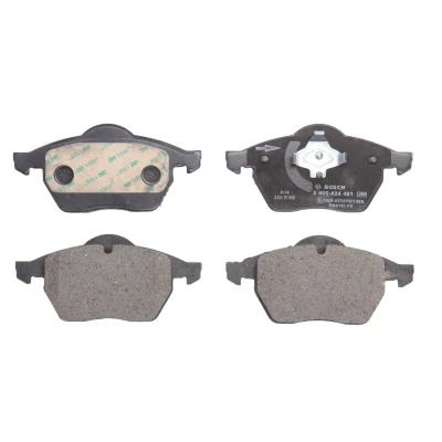 Abbildung von BOSCH 0 986 424 481 Bremsbelagsatz Low Metallic mit Kolbenclip, Anti Quietsch Blech AUDI: A4 B5 Avant, Saloon, VOLKSWAGEN: Passat Saloon