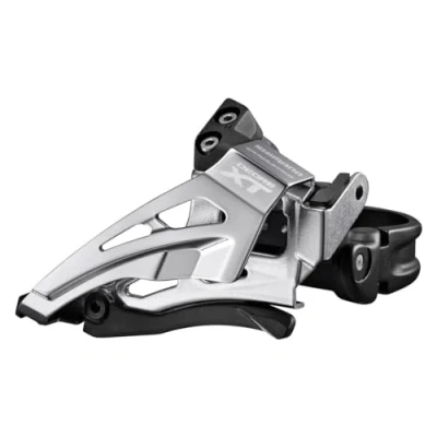 Abbildung von SHIMANO Unisex Deore Xt Fd m8025 2x11 Top Swing Umwerfer, Silber, 34 38 Zähne