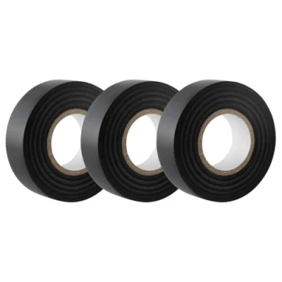 Abbildung von GTSE Isolierband Schwarz 19 mm x 20 m strapazierfähiges, selbstklebendes zum Schutz, Bündeln und Reparieren von Kabeln 3 Rollen