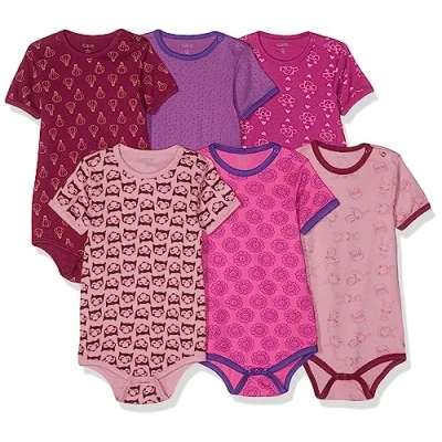 Abbildung von Care Baby Body Kurzarm, 6er Pack Light rose (550), 74