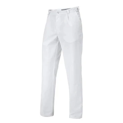 Abbildung von BP Med Trousers 1359 558 21 Herrenhose Bundfalten 65% Polyester, 35% Baumwolle Normale Passform Größe: 52n Farbe: weiß