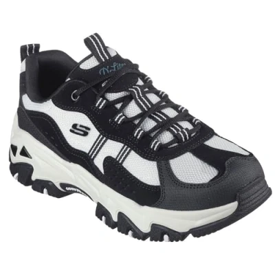 Abbildung von Skechers D Lites Hiker Sneaker low, Damen, Größe: 36, Black/white Schuhe