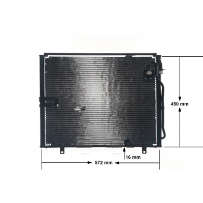 Abbildung von MAHLE ORIGINAL AC 148 000S Klimakondensator ohne Trockner 557 BMW: 7, 5 Saloon