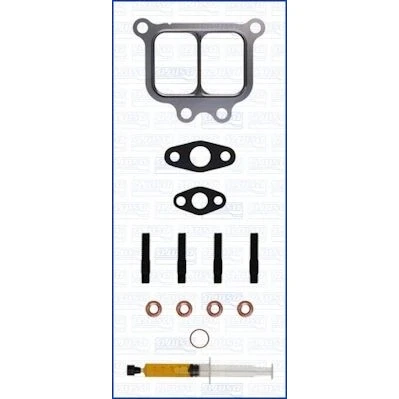 Abbildung von AJUSA JTC11460 Montagesatz, Lader with studs, syringe oil mit Dichtungen Montageanleitung