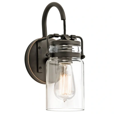 Abbildung von Kichler KL BRINLEY1 OZ Wandleuchte Brinley 1xE27 H:29,2 L:15,9 B:12,7