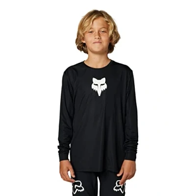 Abbildung von Fox Racing Jungen Youth Jugend Ranger LS Trikot, Schwarz, YM