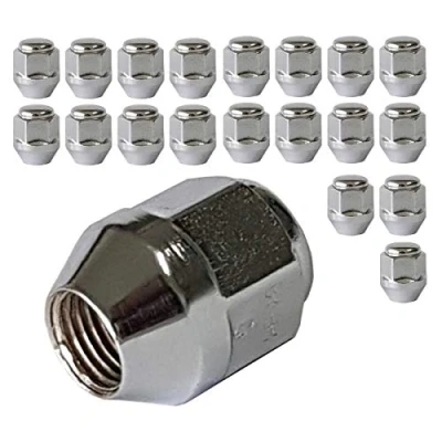 Abbildung von 20 Radmuttern Kegelbund geschlossen M12x1,25 H25mm HEX19 kompatibel mit Lada Niva, Subaru Forester Impreza Legacy Outback XV SVX