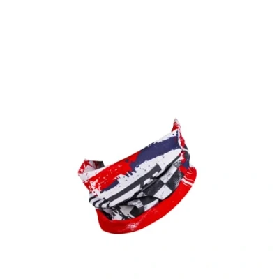 Abbildung von O‘NEAL Halstuch Schlauch Schal Mountainbike Motocross Motorrad Ungesäumt, Bequemes Material, elastischer Stoff Neckwarmer USA Unisex Rot Weiß Blau Einheitsgröße
