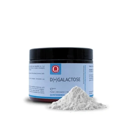 Abbildung von Quintessence D+ Galactose Hochrein Pulver 400g Feines, süßliches mit 99% Reinheit, Sehr gut löslich &amp; ohne künstliche Zusatzstoffe, Produziert in Österreich