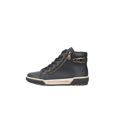 Abbildung von Rieker Sneaker high, Damen, Größe: 36, Schwarz Schuhe