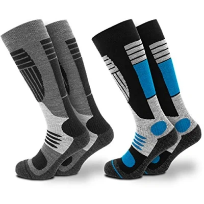 Abbildung von Occulto Herren Skisocken 2er Pack, 4er Pack (Modell: Felix) 2 Paar Blau Schwarz 43 46
