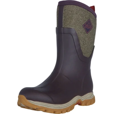 Abbildung von Muck Boot Arctic Sport II Mid Damen Bordeaux/Tweed 38