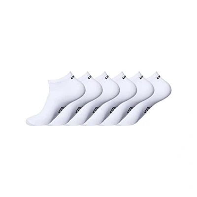 Abbildung von Sportsocken Herren rutschfest, Socken Herren, Bewegungsfreiheit, Atmungsaktiv (6er Pack), Weiss, 39/42