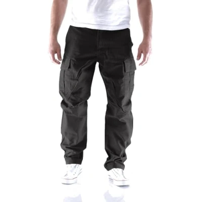 Abbildung von Jack &amp; Jones Jpstkane Jjbarkley Cargohose, Herren, Größe: 42x36, Black