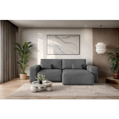 Abbildung von OTTO home Ecksofa »MATTS Schlafsofa mit Bettkasten, Maße B/T/H: 265/159/89 cm«, L Form Recamiere rechts oder links, hoher Sitzkomfort