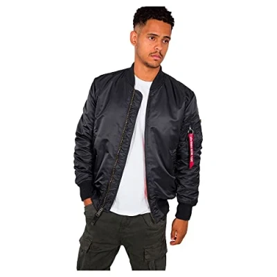 Abbildung von Alpha Industries Herren MA 1 VF 59 Long Bomberjacke, Iron Grey, M