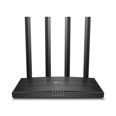 Abbildung von TP Link Archer C6 Dualband Gigabit WLAN Router (867Mbit/s 5GHz + 300Mbit/s 2,4GHz, 4 LAN Port, MU MIMO, IPTV, Unterstützt keine DSL Funktion