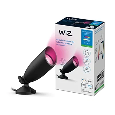 Abbildung von WiZ Tunable White and Color Outdoor Spot, dimmbar, warm bis kaltweiß, 16 Mio. Farben, 12V, smarte Steuerung per App/Stimme über WLAN