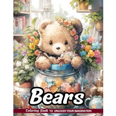 Abbildung von Bears Coloring Book: Forest Dwellers for Wildlife Enthusiasts
