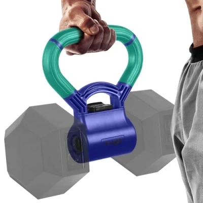 Abbildung von Yes4All TPH9 Kettlebell Griff, Blau/Türkis, Hantel Konverter