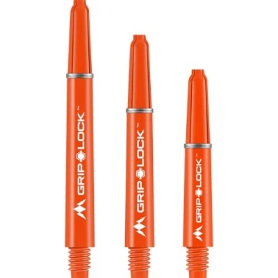 Abbildung von Mission Darts S1075 GripLock Durable Nylon Shafts Short Dart Stems Orange