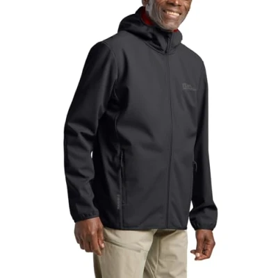 Abbildung von Jack Wolfskin Bornberg Hoody Softshelljacke, Herren, Größe: XXL/3XL, Phantom