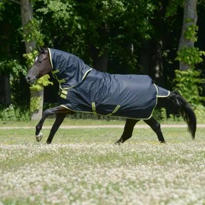 Abbildung von Bucas Oasis Turnout 200g &amp; Neck Dark grey/Lime 120/160
