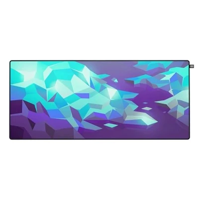 Abbildung von CHERRY XTRFY GP5, XL Gaming Mauspad aus Stoff (920 x 400 3 mm), Glattes Speed Pad für Präzision, Vernähte Kanten, rutschfest, Maschinenwaschbar, Litus Blue
