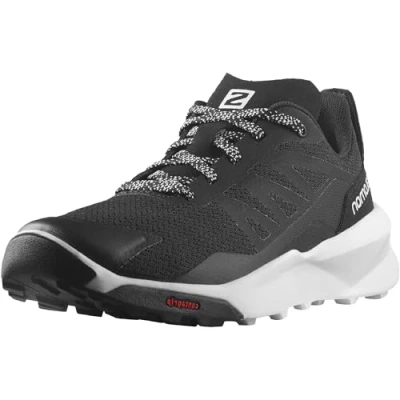 Abbildung von Salomon Patrol Unisex Hikingschuh für Kinder, Größe: 32, Black/white Textil/synthetik