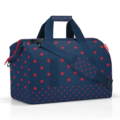 Abbildung von reisenthel allrounder L mixed red dots Vielfältige Doktortasche zum Reisen, für die Arbeit oder Freizeit Mit funktional stylischem Design