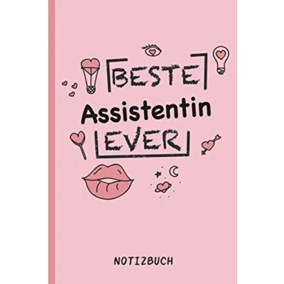 Abbildung von Beste Assistentin Ever: A5 Notizbuch als Geschenk für eine /punktiert Geschenke zum GeburtstagGeburtstagsgeschenk Kollegin