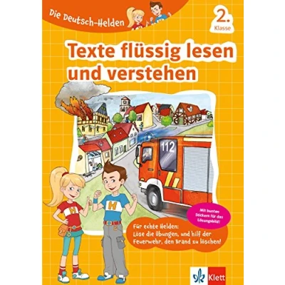 Abbildung von Klett Texte flüssig lesen und verstehen 2. Klasse: Deutsch Übungsheft für die Grundschule mit Stickern (Die Helden)