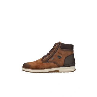 Abbildung von Rieker Herren Schnürstiefel 32332, Männer Stiefel, lose Einlage, wasserabweisend, riekerTEX,Winterstiefel,Winterschuhe,braun (24),45 EU / 10.5 UK