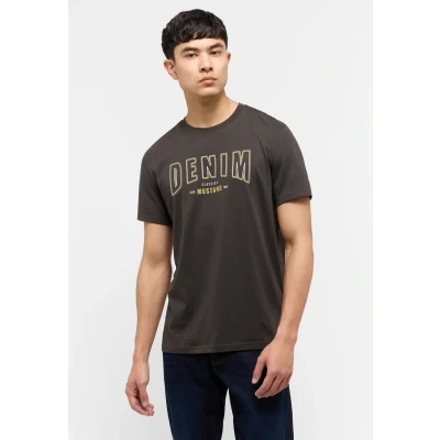 Abbildung von Mustang Tshirt print, Herren, Größe: XL, Schwarz