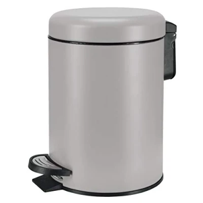 Abbildung von Kosmetikeimer One, Farbe: Platin, Material: Edelstahl/PP, Größe: Eimer 3 Liter 16,8 cm x 25