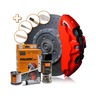 Abbildung von FOLIATEC 2194 Bremssattellack Spraydose 400, 125, 50 Rot
