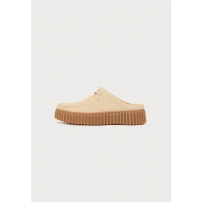 Abbildung von Clarks Torhill Pantolette flach, Damen, Größe: 40, Light tan Schuhe