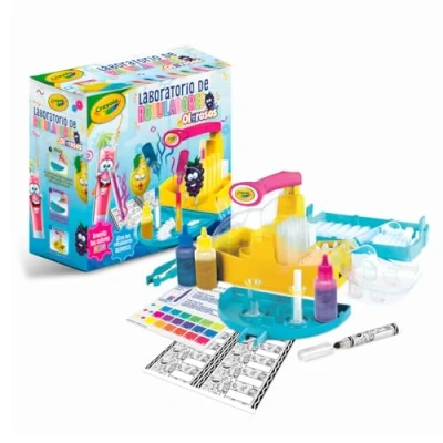 Abbildung von CRAYOLA Neon Geruchsmarker Labor, erstellen Sie Ihre eigenen parfümierten Marker mit Neonfarben, kreative Aktivität und Geschenk für Kinder, ab 6 Jahren