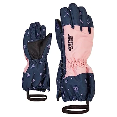 Abbildung von Ziener Kinder LEVIO Ski Fäustling/Wintersport wasserdicht atmungsaktiv, snowcrystal print, 116