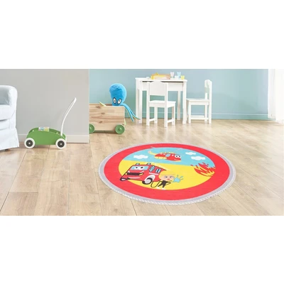 Abbildung von Arte Espina Teppich »Playground 400«, rechteckig, 5 mm Höhe, Fantasievoll bedruckter Kinderteppich, strapazierfähig, weiche Haptik