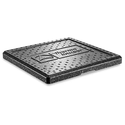 Abbildung von thermohauser Ersatzdeckel für EPP Thermobox Pizza, 41.0 x 3.5 cm, Schwarz
