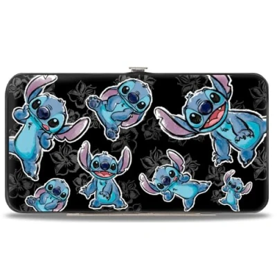 Abbildung von Buckle Down Damen Mit Schnalle Geldbörse, Lilo &amp; Stitch, 7&quot; x 4&quot;