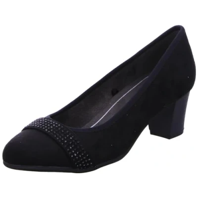 Abbildung von Jana Damen Pumps mit Blockabsatz Vegan, Schwarz (Black), 40 EU