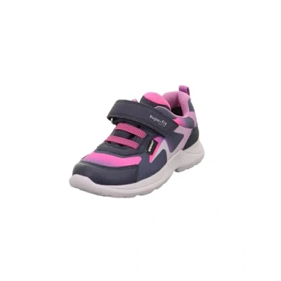 Abbildung von Superfit RUSH Sneaker low für Kinder, Größe: 34, Blau pink Schuhe
