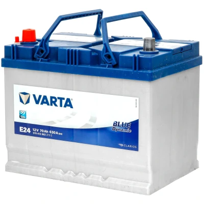 Abbildung von VARTA BLUE dynamic 5704130633132 Batterie 12V 70Ah 630A B01 TOYOTA: HILUX 3 Pick up, Land Cruiser Prado 120, Hiace 4 Bus