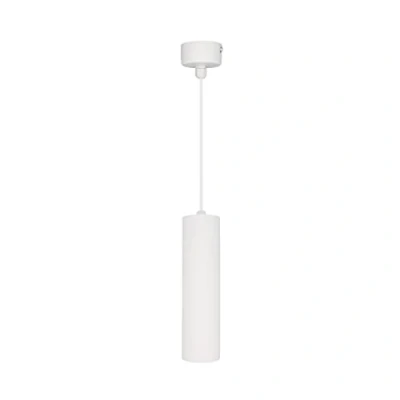 Abbildung von Eurekaled Weiße Zylinder Hängeleuchte (30 cm) mit GU10 Fassung, SOSPENS 30CM BIANCO