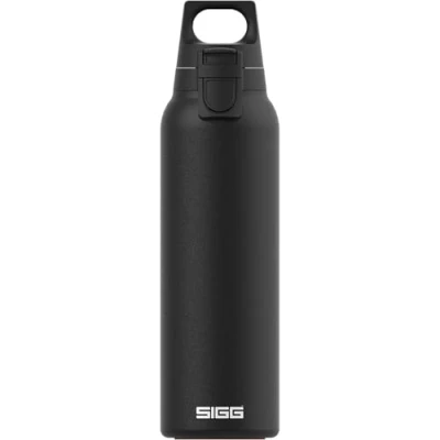 Abbildung von SIGG Isolierte Trinkflasche Thermosflasche Hot &amp; Cold One Light Black Mit Fruchtfilter Auslaufsicher BPA frei 18/8 Edelstahl Camping Outdoor Schwarz 0,55L