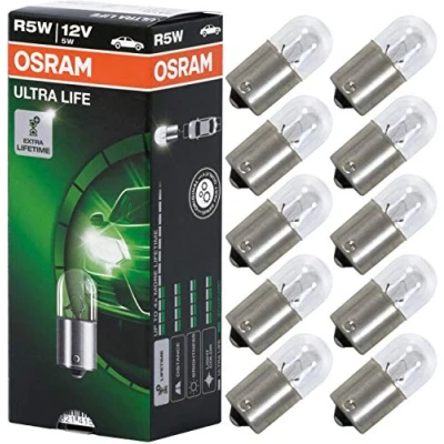 Abbildung von OSRAM ULTRA LIFE 5007ULT Glühlampe, Blinkleuchte 12 5 R5W VOLKSWAGEN: Touran I, Sharan II, Golf 4 Variant, MERCEDES BENZ: E Class T modell, 190