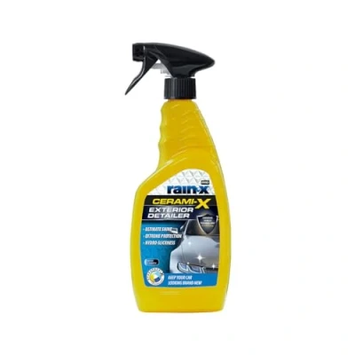 Abbildung von Rain x Cerami X™ Premium Keramik Autobehandlung, Hochglanz Autowachs mit Hydrophobierung und UV Schutz, schützt für 3 Monate 750ml